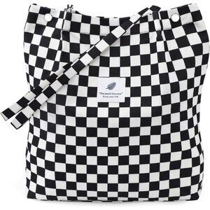 Corduroy Tote Bags for Women, Large Capacity Tote Purse Reusable Grocery Shoulde